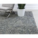 Corfu 96 X 60 inch Blue / Charcoal Indoor Hand-Tufted Rug, Hand-Tufted